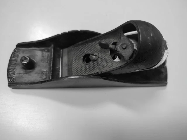 Antique Stanley No. 220 Vintage BLOCK HAND PLANE Carpenters Tool Pat. 10-12-97