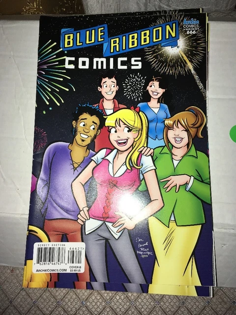 Archie #666 Vf/Nm Blue Ribbon Comics Betty Variant Cover Final Issue
