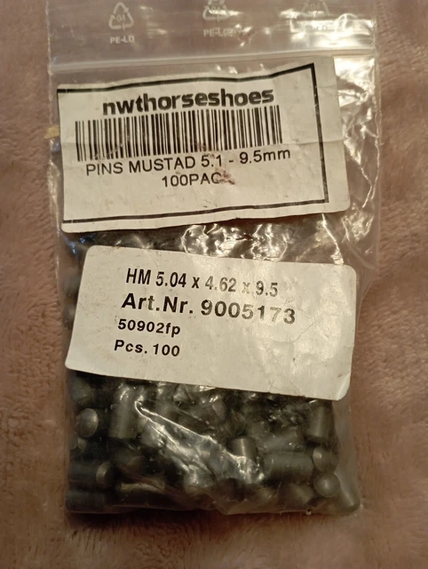 Tungsten Pins Pack of 100 tungsten pins 9.5.