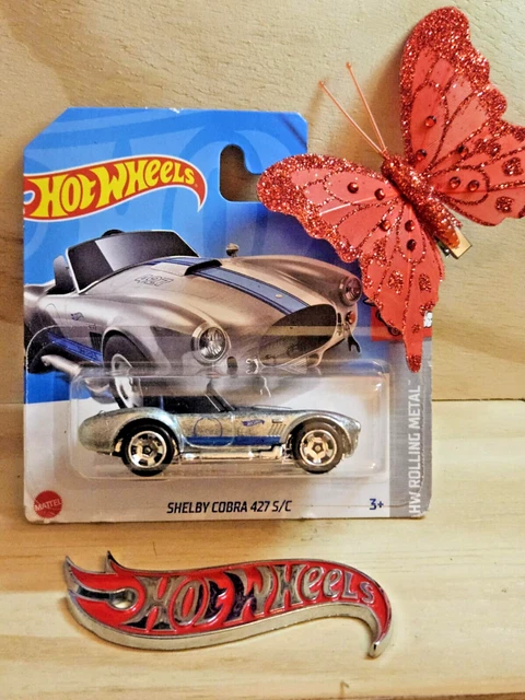 Hot Wheels 1/64 Shelby Cobra 427 S/C #9/10 - Mainline 2022, Jaune, Neuf