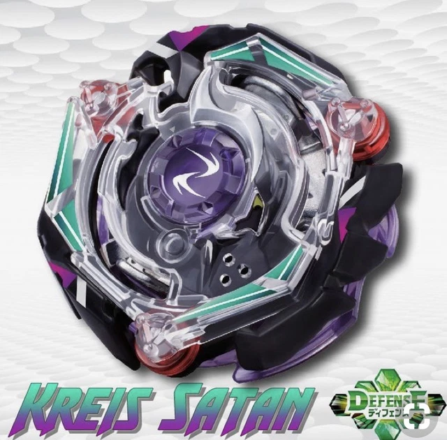 Takara Tomy Beyblade Burst B-74 Starter Kinetic  Satomb Kreis Satan .2G.Lp USA