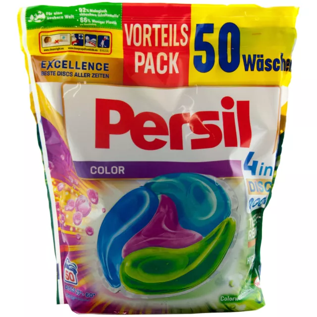 Persil Disques Color Excellence 1 x 50 Wl Color Laundry Agent 20°-60° 4in1