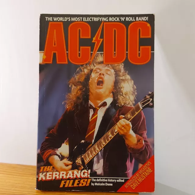 ACDC The Kerrang Files Definitive History Malcolm Dome Taschenbuch Buch 1995 1.