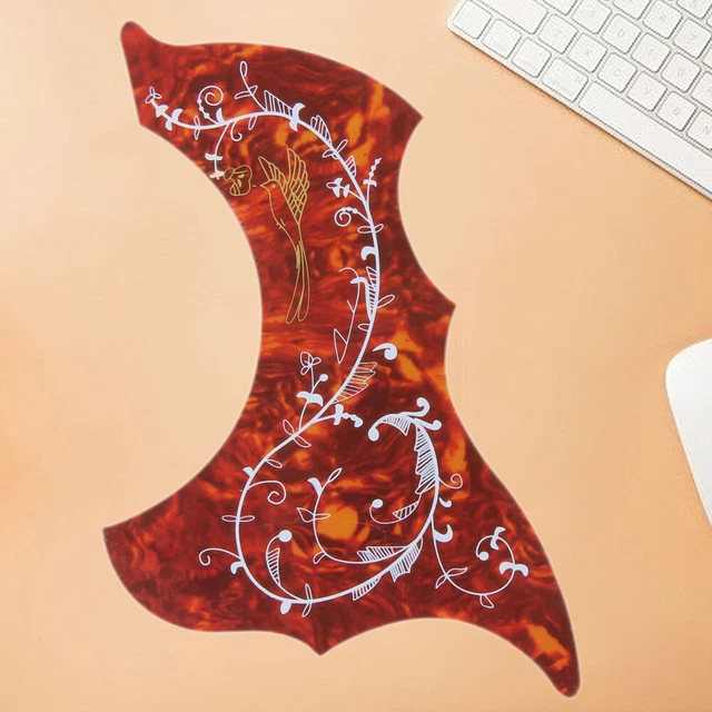 Akustische Gitarre schlagbrett Pick Dickquard selbstklebend Zelluloid vorne Schu
