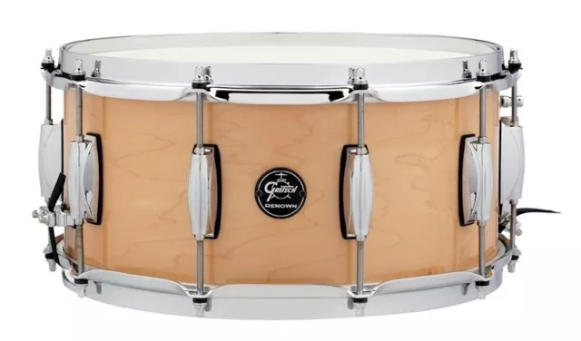 Gretsch Renown Maple Snare 14x6.5in, Gloss Natural