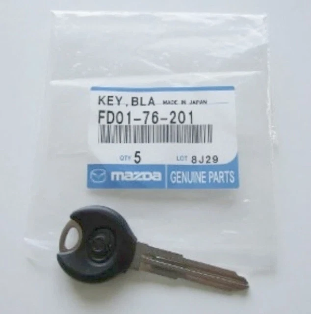 Genuine Mazda MX-5 Mk2 (NB) Key Blank - No Immobilizer (GD7B76201A) - Japan Import