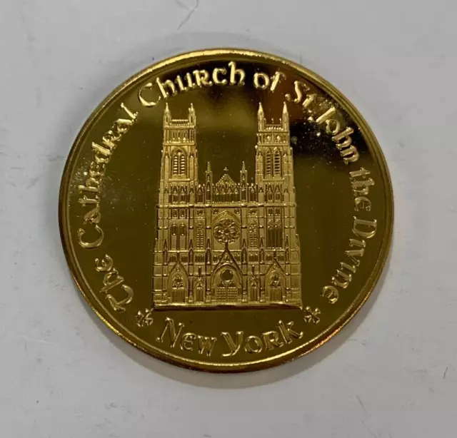 CATHEDRAL CHURCH OF ST. JOHN THE DIVINE New York medal coin