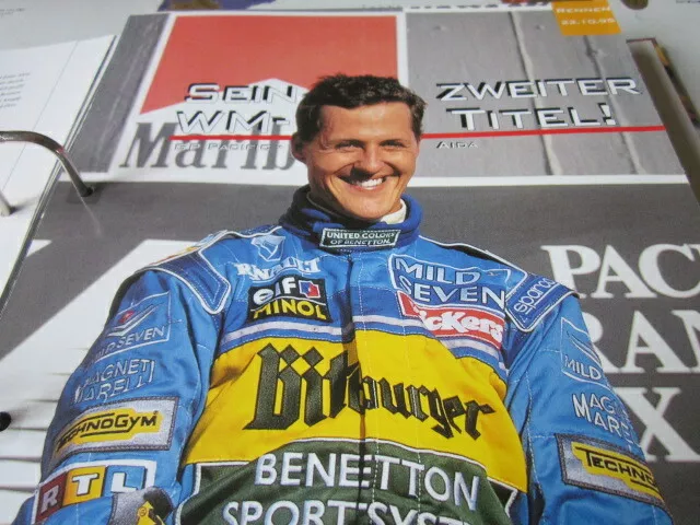 FORMEL 1 CHRONIK Rennen 1995 GP Pacific Aida Michael Schumacher EUR 4,83 PicClick DE