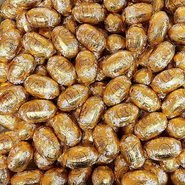 LINDT LINDOR WHITE Chocolate Mini Eggs Easter Bulk Buy Easter Treats