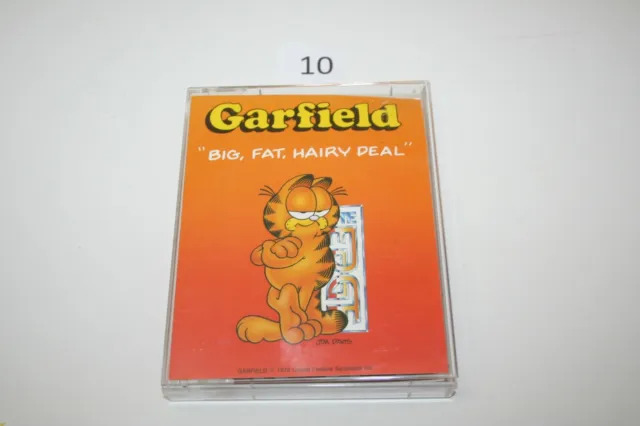 ZX Spectrum Doppelkoffer Spielband - Garfield - Big Fat Hairy Deal The Edge Sehr guter Zustand
