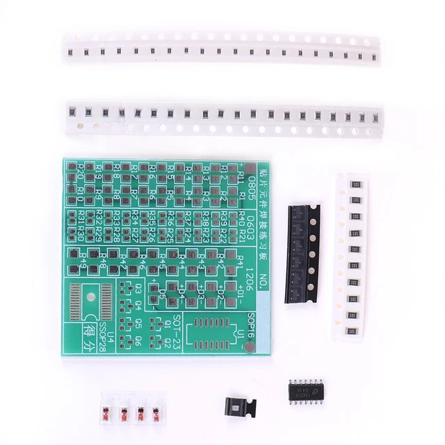 SMT SMD Component Welding Practice Board Soldering Training D.pj