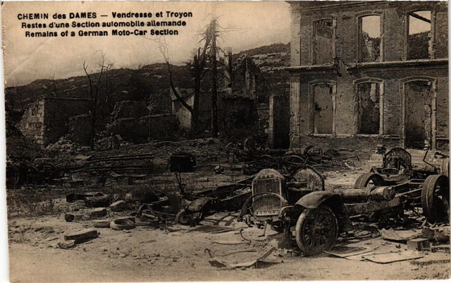 CPA MILITAIRE Chemin des Dames-Vendresse et Troyon (316970)