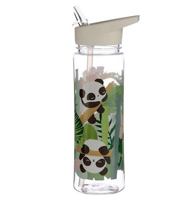 550ml Water Bottle with Flip Straw - Pandarama. Panda Bottle For Christmas Gift