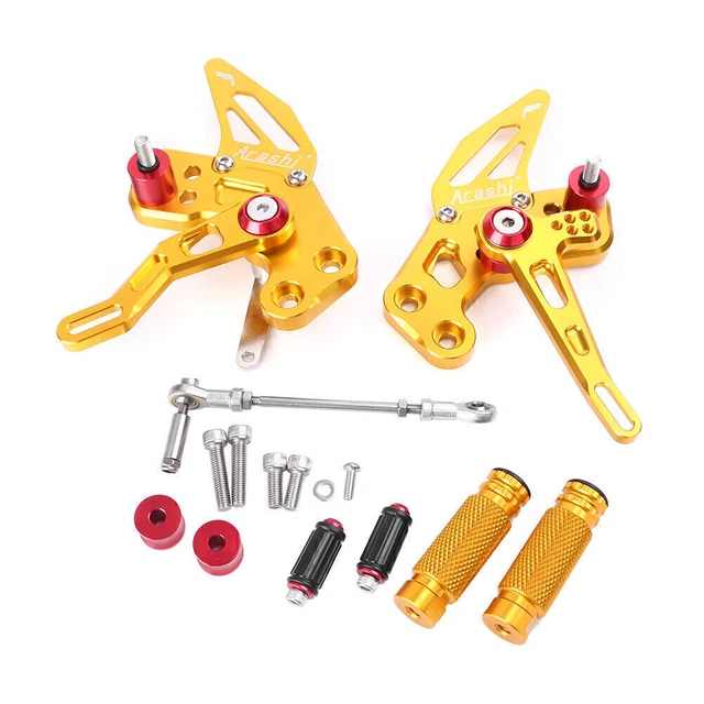 FOOTPEG REARSETS FOOT Peg Adjustable Motorcycle For Kawasaki Z125 2016