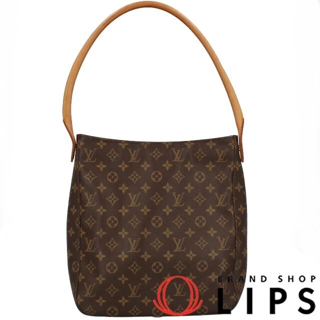 Louis Vuitton Looping Gm Monogram Womens Handbags Brown Discontinued Produ mDR15