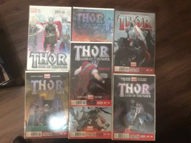 *Thor God Of Thunder 1-7 Issue 1 Variant Edition*