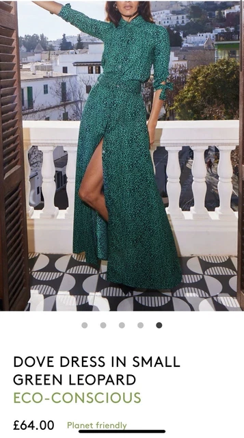 DANCING LEOPARD SILKFRED DOVE maxi dress multi colour animal print UK 10  BNWT 35.99 - PicClick UK