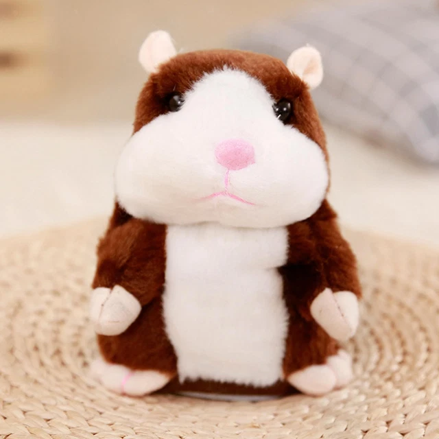 Kids Toys Talking Hamster Repeats What You Say, Electronic Interactive Plush