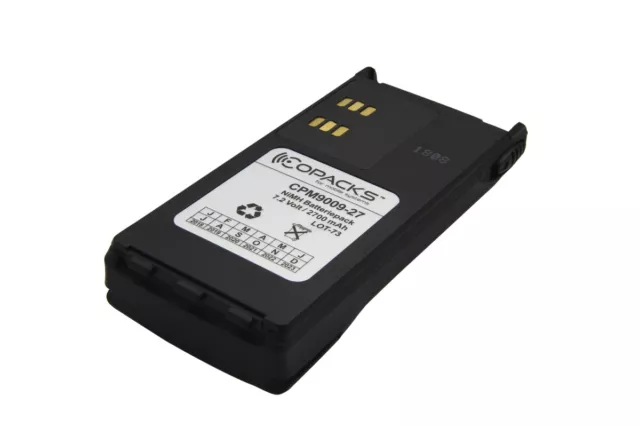 Batteria Industriale Alta Qualità per MOTOROLA GP320 GP360 GP380 2700mAh