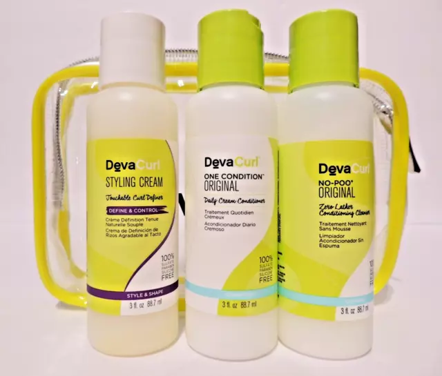DevaCurl NO-POO ORIGINAL SHAMPOO & CONDITIONER & DEFINE CONTROL STYLING CREAM DevaCurl NO-POO ORIGINAL SHAMPOO & CONDITIONER & DEFINE CONTROL STYLING CREAM