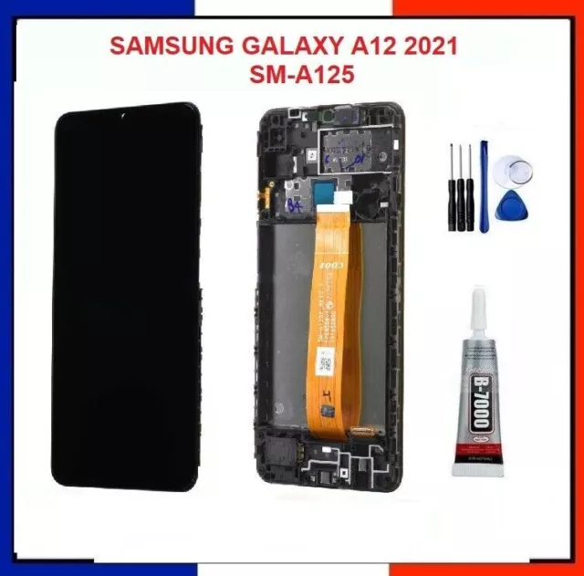 Écran Pour Samsung Galaxy A12 LCD vitre tactile Remplacement  A125F/ CHASSIS