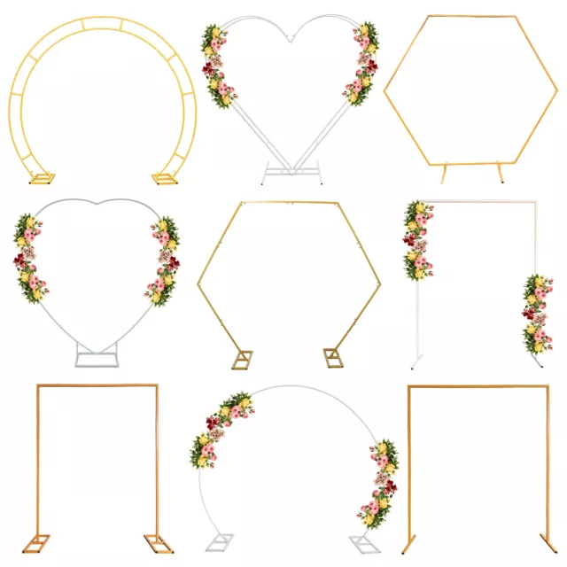 Ballonbogenständer Säule Metallrahmen mehrere Formen für Hochzeitsdekorationen UK