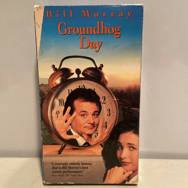 GROUNDHOG DAY VHS Tape Comedy Bill Murray £3.07 - PicClick UK