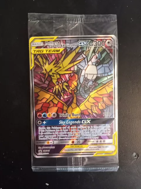 ULTRA RARE Moltres Zapdos Articuno GX Hidden Fates 44/68 Tag Team Pokemon -  LP