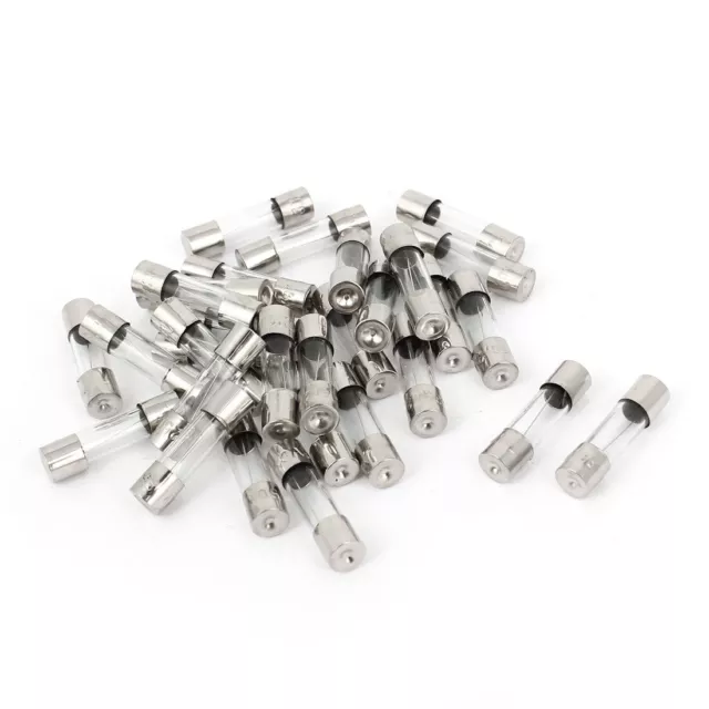 AC 250V 6.3A, fusion rapide Effet Tube verre fusibles 5mm x 20mm 30 pcs