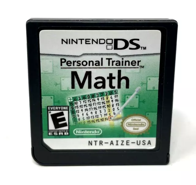 Personal Trainer Math Nintendo DS Tested Authentic FREE Shipping