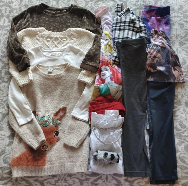Pacchetto di vestiti per ragazze età 5-6 inc Next Tu Primark ecc.
