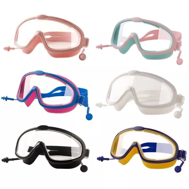 DE Wasserdichte Antibeschlag-Schwimmbrille für Kinder Unisex Taucherbrille Sport