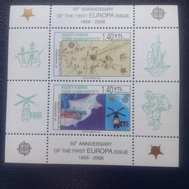 Europa 2 verschiedene CEPT-Blocks "50 Jahre Europamarken" postfrisch Türkei 2006