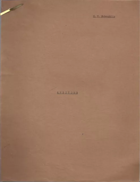 Lehigh Valley Railroad Office Copy of the Auditors of all the Major US Railroads
