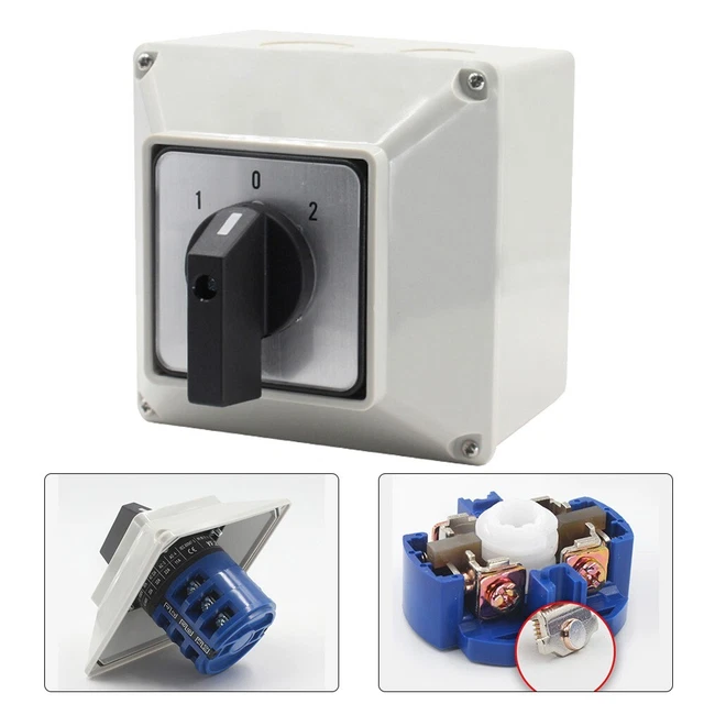 CHANGEOVER SWITCH CHANGEOVER Switch 12 Terminals 220V/380V Transfer ...