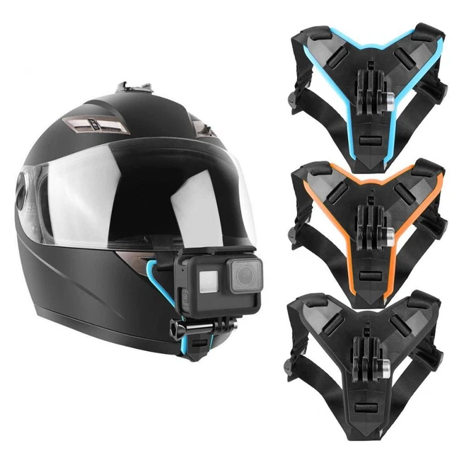 CHIN STAND MOTO Support de sangle de casque For GoPro Hero 10 9 8 7 6 5 ...