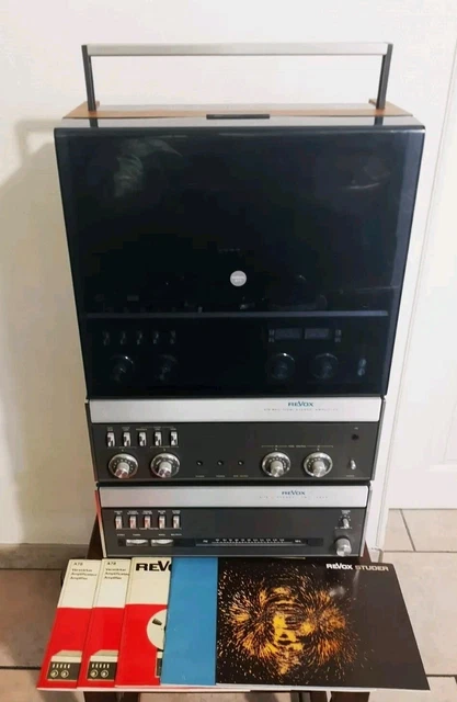 Magnétophone à Bandes Revox A77 2 Pistes, Bon état, Son Vintage