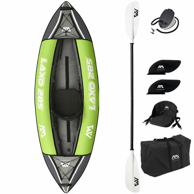 Aqua Marina INFLATABLE laxo Kayak Canoa Kayak 1er2er3er Barca Set Tempo Libero 