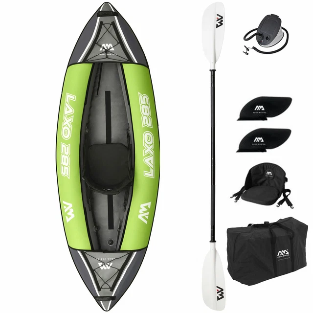 Kayak Gonflable 2 Places + Pagaie - Parfait Pour Loisirs, Rivière Ou Lac