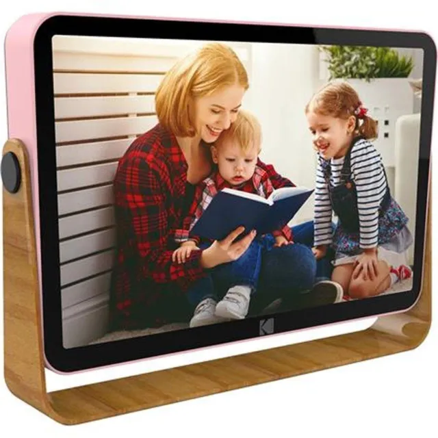 Kodak 10-Inch Touch Screen Rechargeable Wi-Fi Digital Picture Frame (Rose Gold)