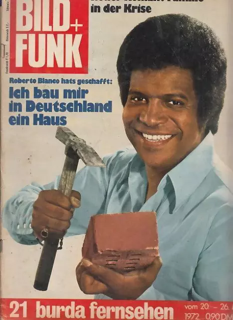 Bild und Funk 72/2 Lilo Pulver,Monika Peitsch,Uschi Glas,Roberto Blanco,Hans