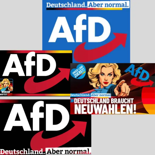 AFD FLAGGE 150X90 cm Alternative für Deutschland AfD Partei