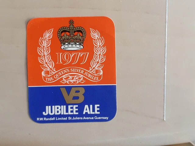 Old UK beer label: Randall Jubilee, Guernsey