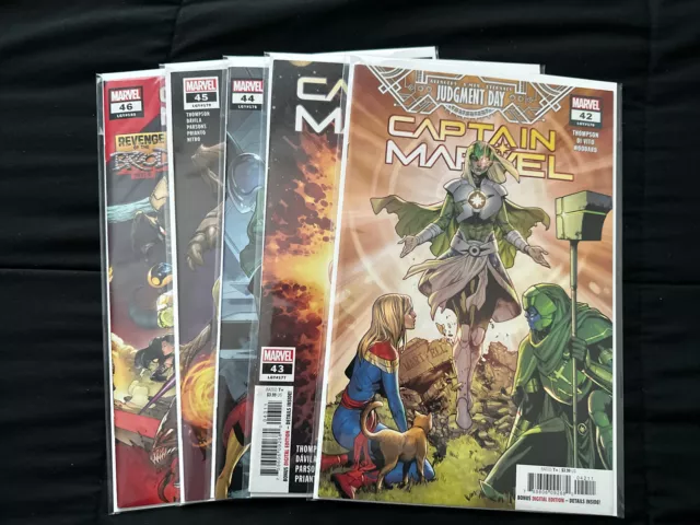 Captain Marvel #42-46 Vol. 9 Revenge Of The Brood Part 1 Marvel Comics 2022