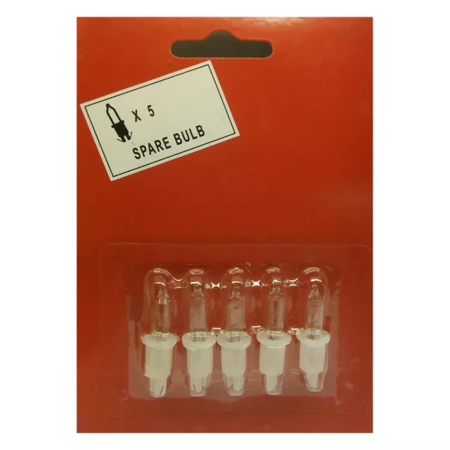 14V 0.94W Premier RLY1409 Pack of 5 Replacement Light Bulbs Push in Base Chri...