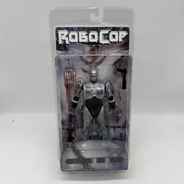Figura De Acción Neca Battle Damaged Robocop 7" 25 Aniversario 2012 - Nueva Sellada