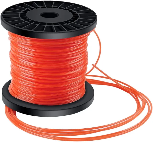 Professionnel Mähfaden 2.4mm 100m Fil Trimmerfäden Coupe-Herbe Motorsense 5kant