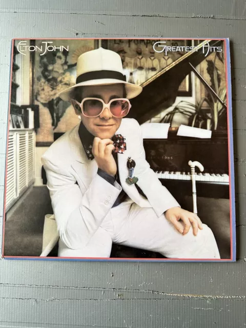 Elton John Greatest Hits Lp DJM 1974 EX+ Cover/NM TRANSLUCENT 1st EDITION A3/B4