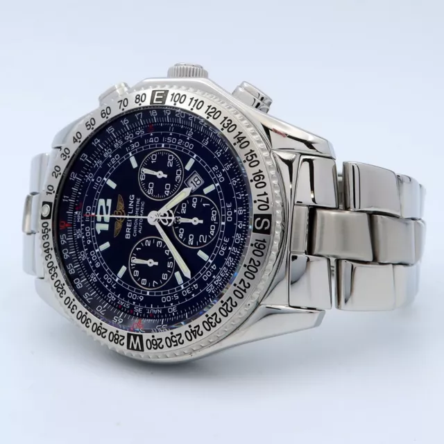 Breitling B-2 Automatic Chronograph Stainless Steel Black Dial 44mm A42362 Breitling B-2 Automatic Chronograph Stainless Steel Black Dial 44mm A42362