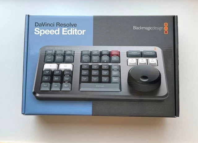 Blackmagic Design DaVinci Resolve Speed Editor w/Box No Software License MINT